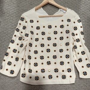 DVF Embellished top